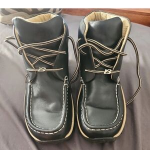 Men's Black Leather Boots